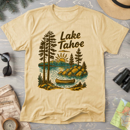 Lake Tahoe Canoe Sketch