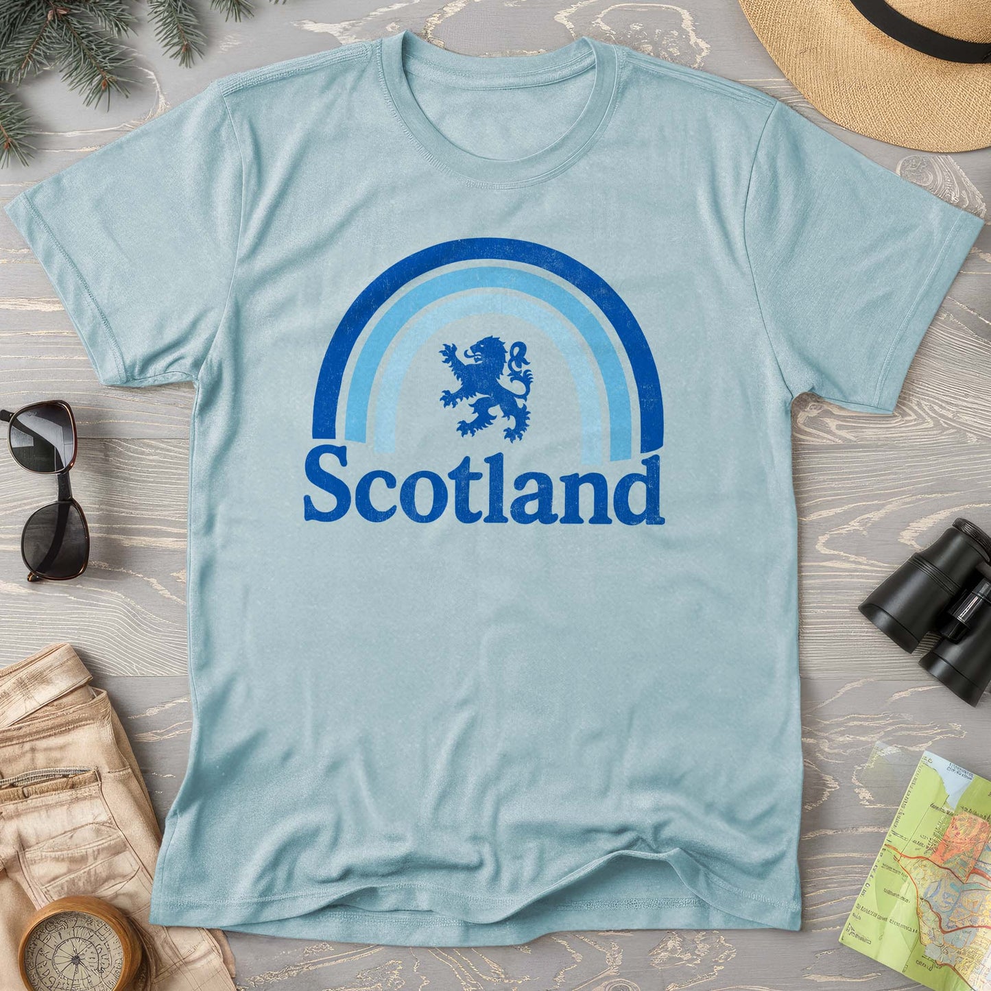 Scotland Rainbow Lion Comfort Colors T-Shirt