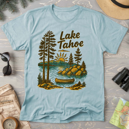 Lake Tahoe Canoe Sketch