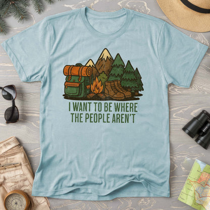 Where The People Aren't Comfort Colors T-Shirt