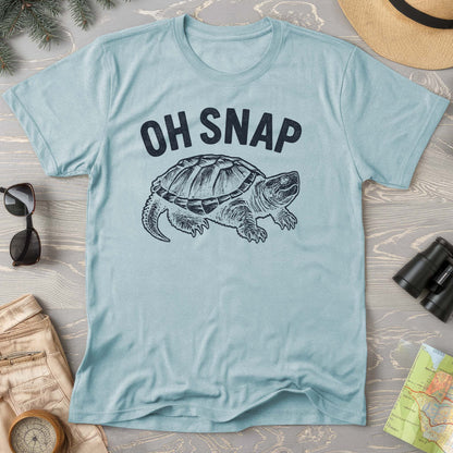 Snapping Turtle "Oh Snap" Textured Comfort Colors T-Shirt