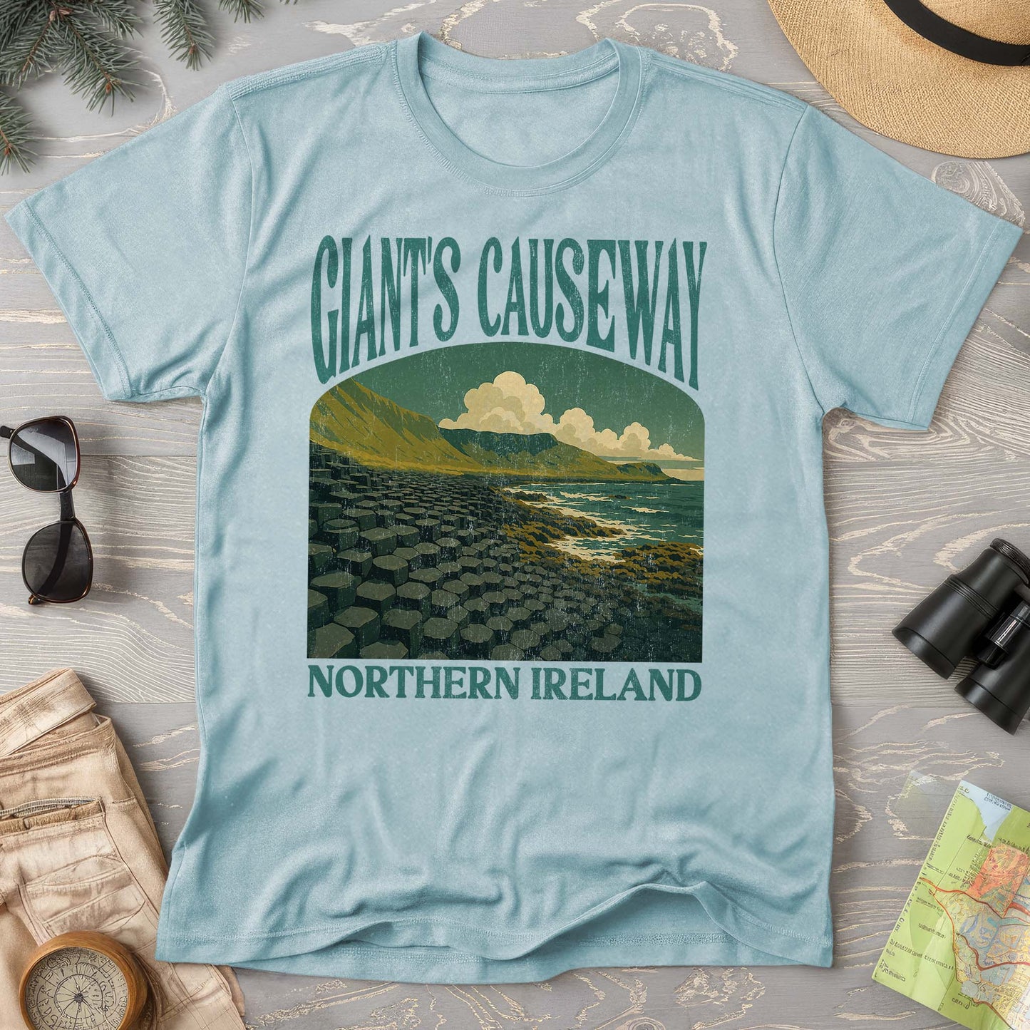Giants Causeway Northern Ireland "Big and Bold" Comfort Colors T-Shirt