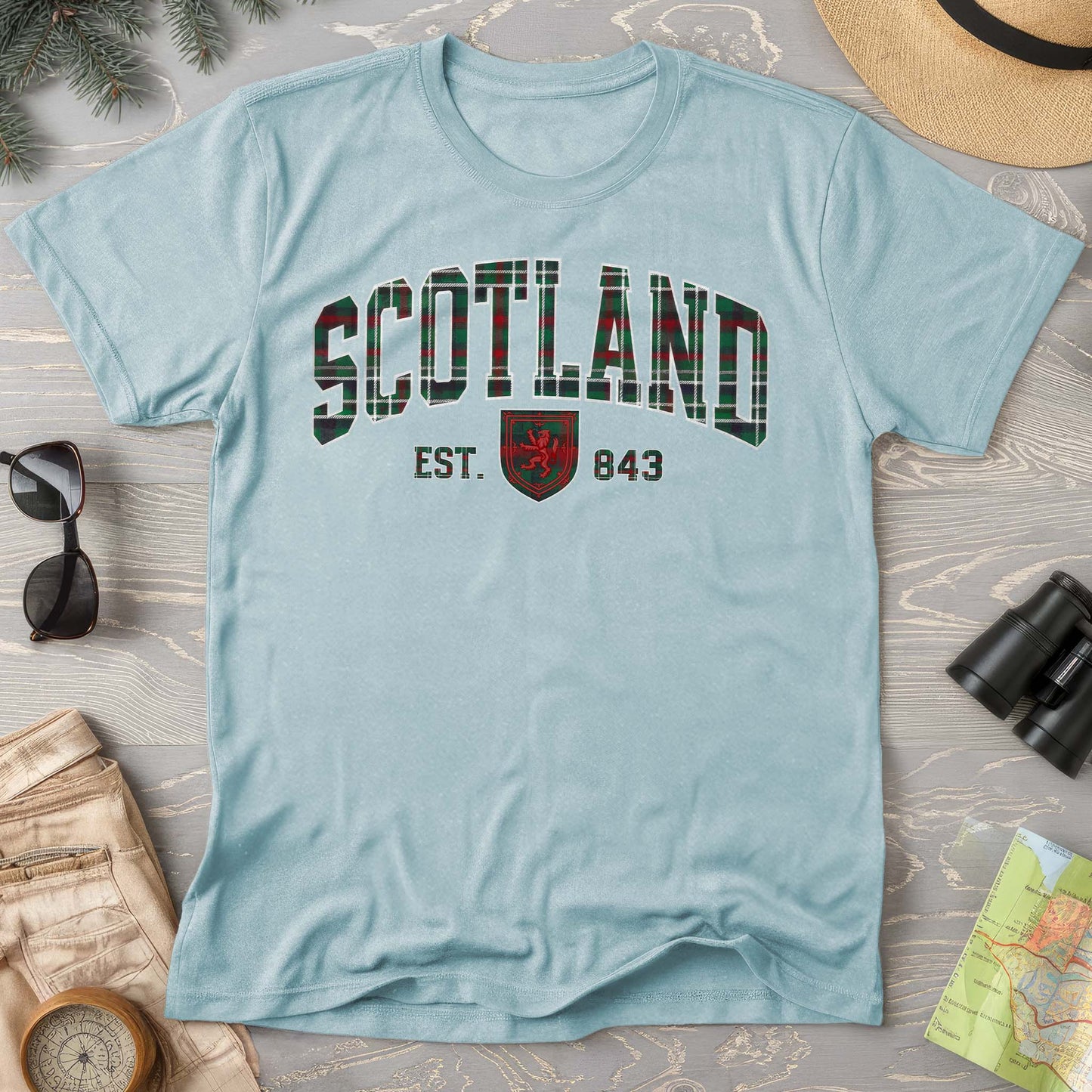 Scotland Plaid Varsity Shirt