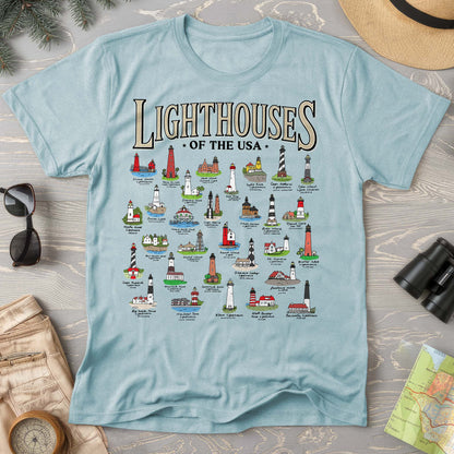 Lighthouses of the USA Comfort Colors T-Shirt