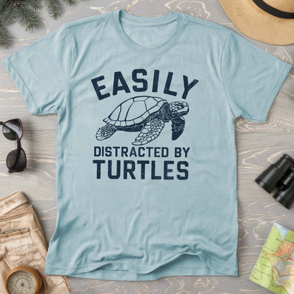 Easily Distracted By Turtles Comfort Colors T-Shirt