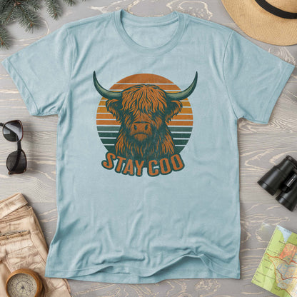 Highland Cow "Stay Coo" Comfort Colors T-Shirt