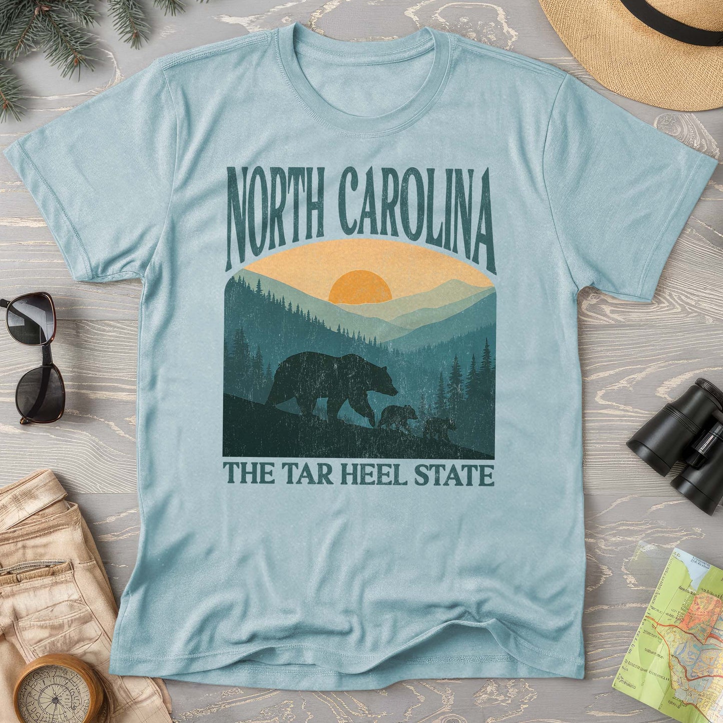 North Carolina Mountains "Big & Bold" Comfort Colors T-Shirt