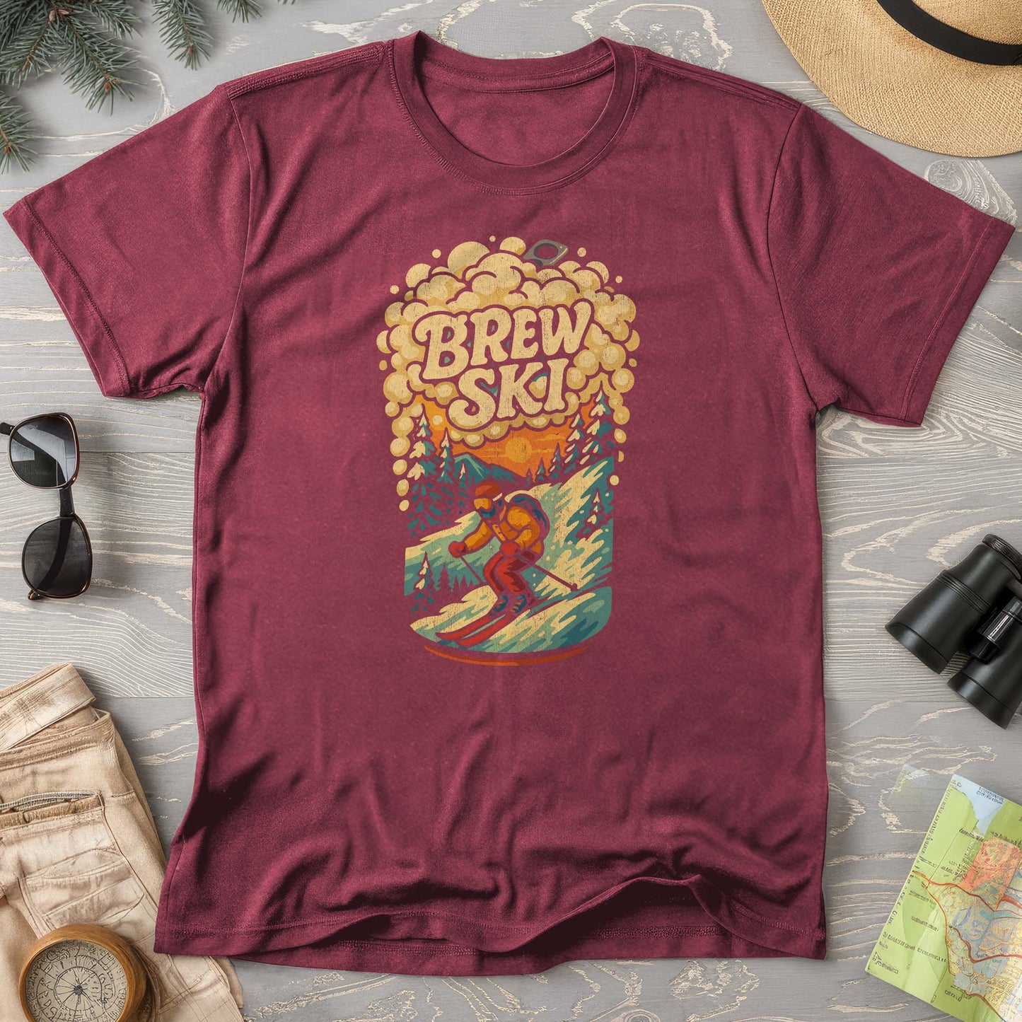 Brew Ski Comfort Colors T-Shirt