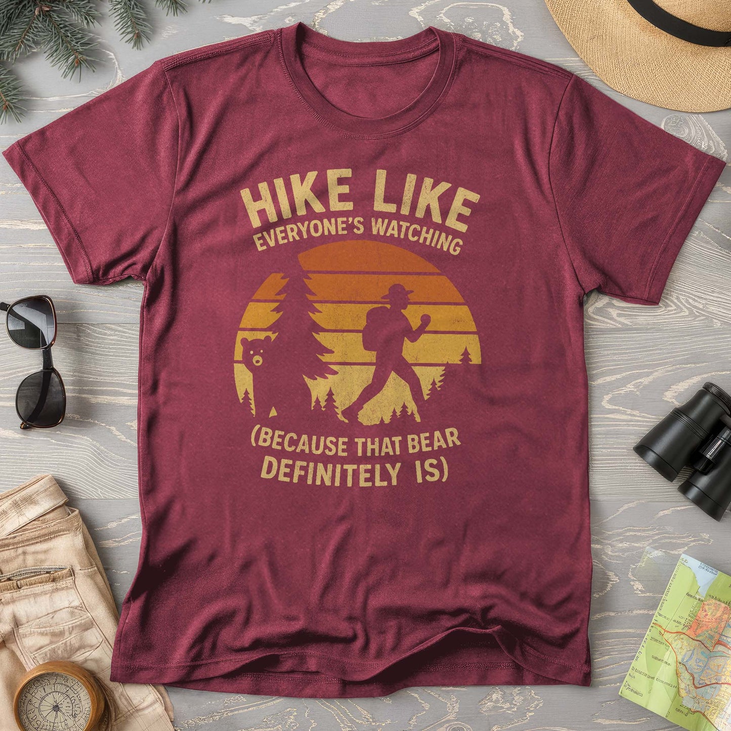Hike Like Everyone's Watching Comfort Colors T-Shirt