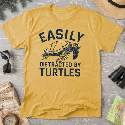 Easily Distracted By Turtles Comfort Colors T-Shirt