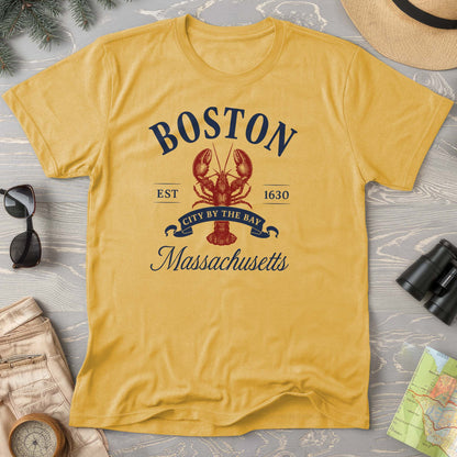 Boston City By the Bay Lobster Comfort Colors T-Shirt