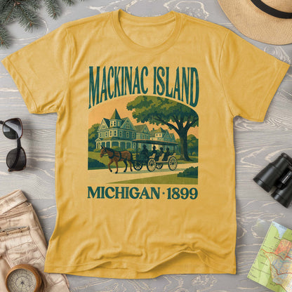 Mackinac Island Michigan "Big and Bold" Comfort Colors T-Shirt