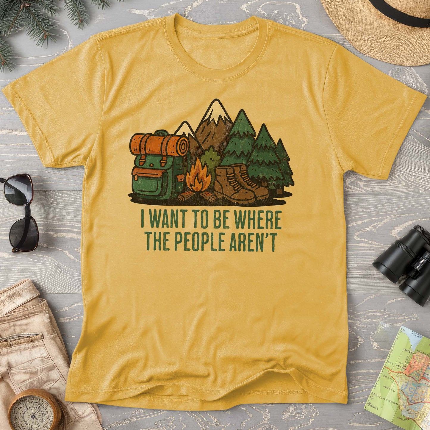 Where The People Aren't Comfort Colors T-Shirt
