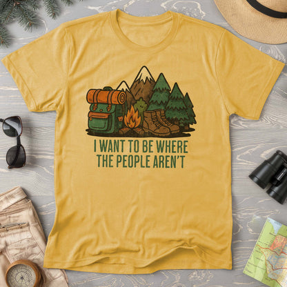 Where The People Aren't Comfort Colors T-Shirt