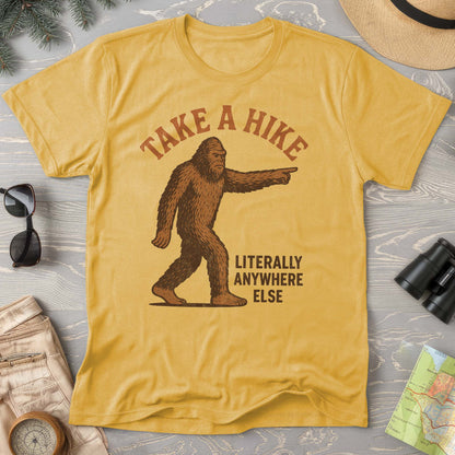 Bigfoot "Take a Hike" Comfort Colors T-Shirt