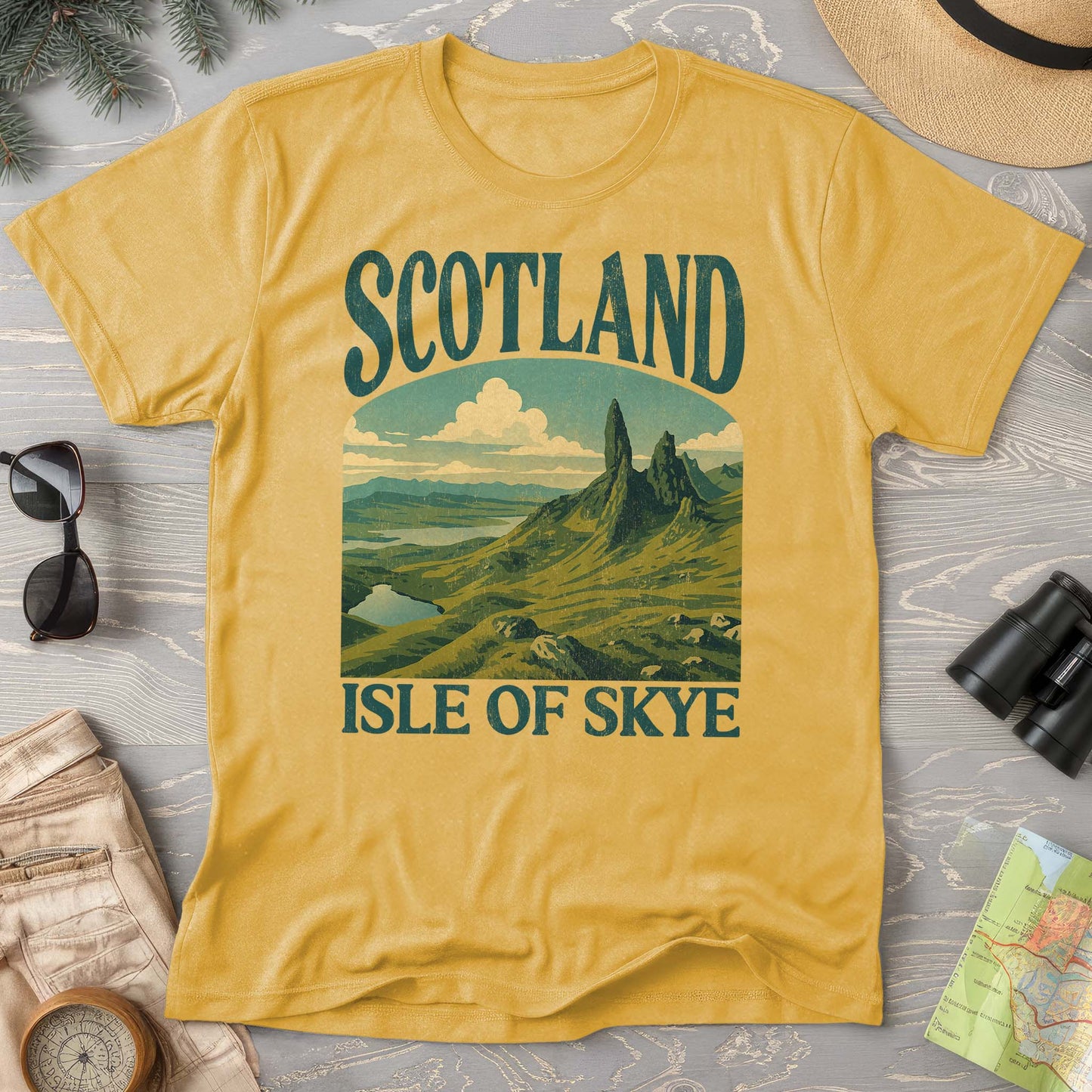 Scotland Isle of Skye "Big & Bold" Comfort Colors T-Shirt