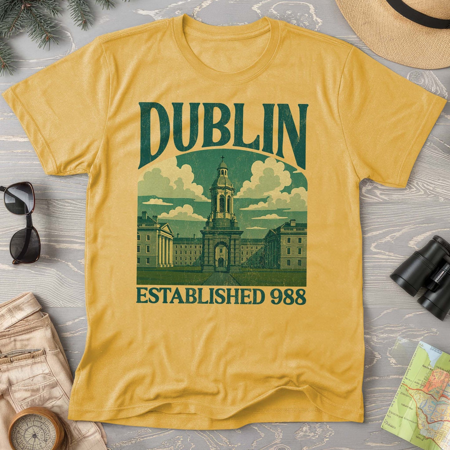 Dublin Ireland "Big and Bold" Comfort Colors T-Shirt