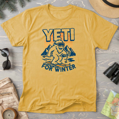 Yeti for Winter Comfort Colors T-Shirt