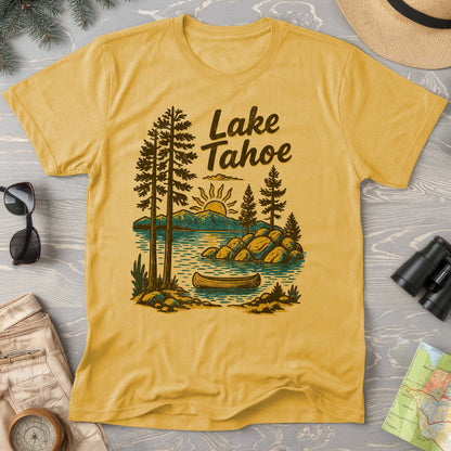 Lake Tahoe Canoe Sketch