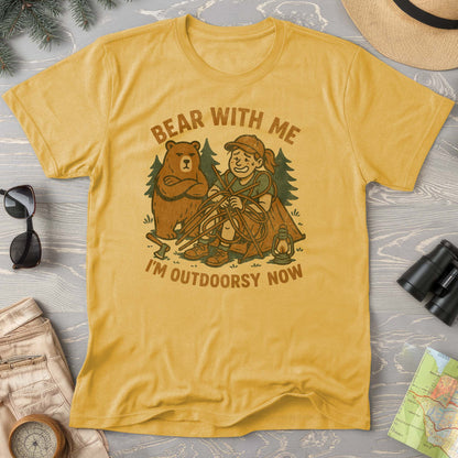 Women's "Bear With Me" Outdoorsy Comfort Colors T-Shirt
