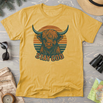 Highland Cow "Stay Coo" Comfort Colors T-Shirt