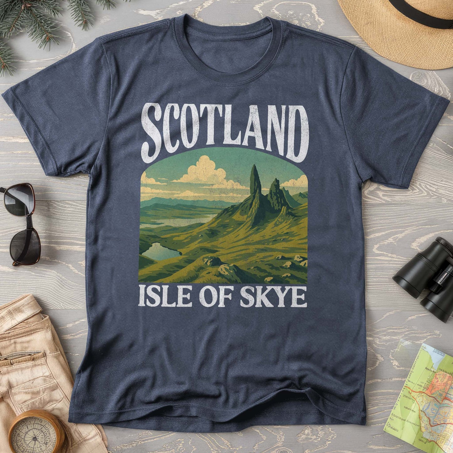 Scotland Isle of Skye "Big & Bold" Comfort Colors T-Shirt