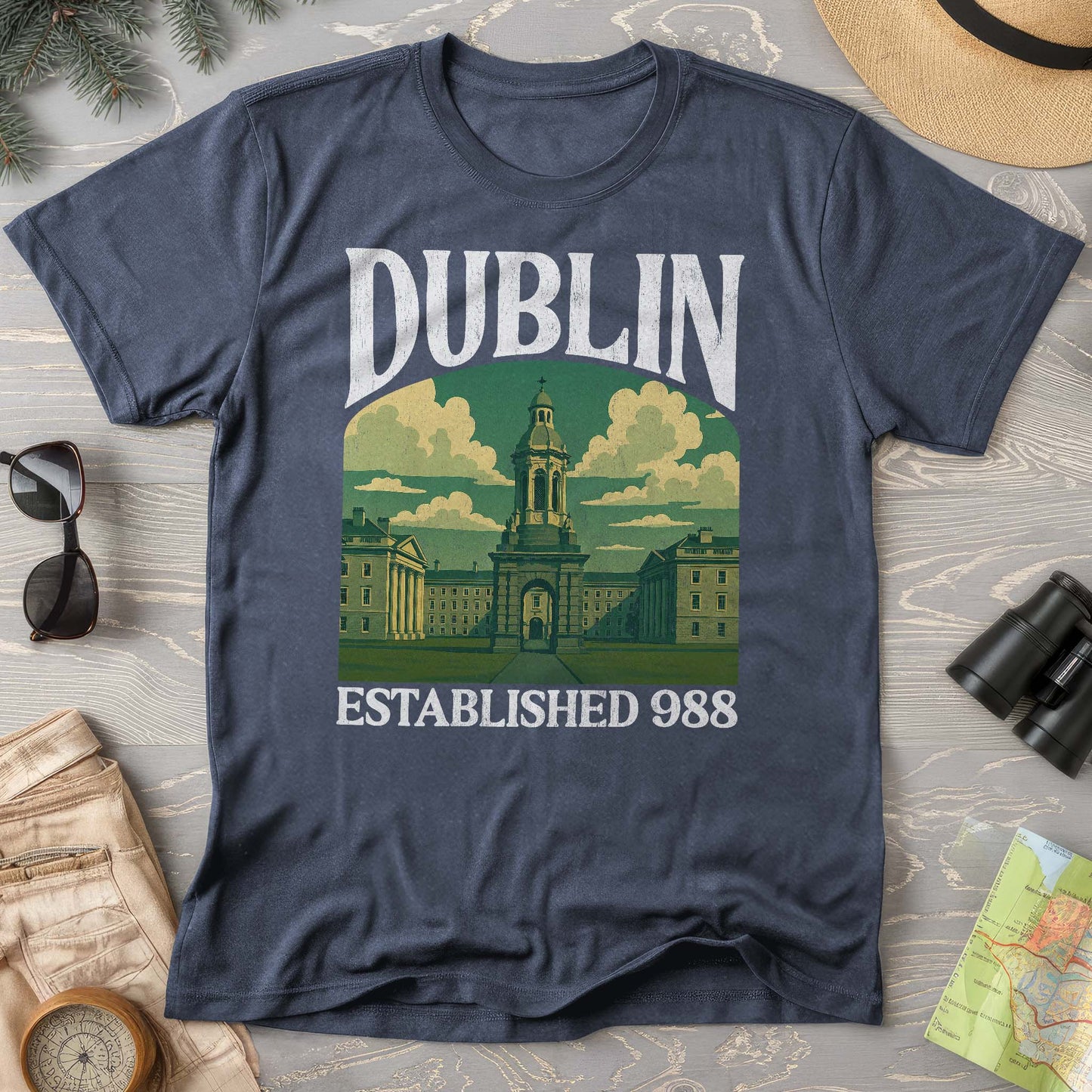 Dublin Ireland "Big and Bold" Comfort Colors T-Shirt