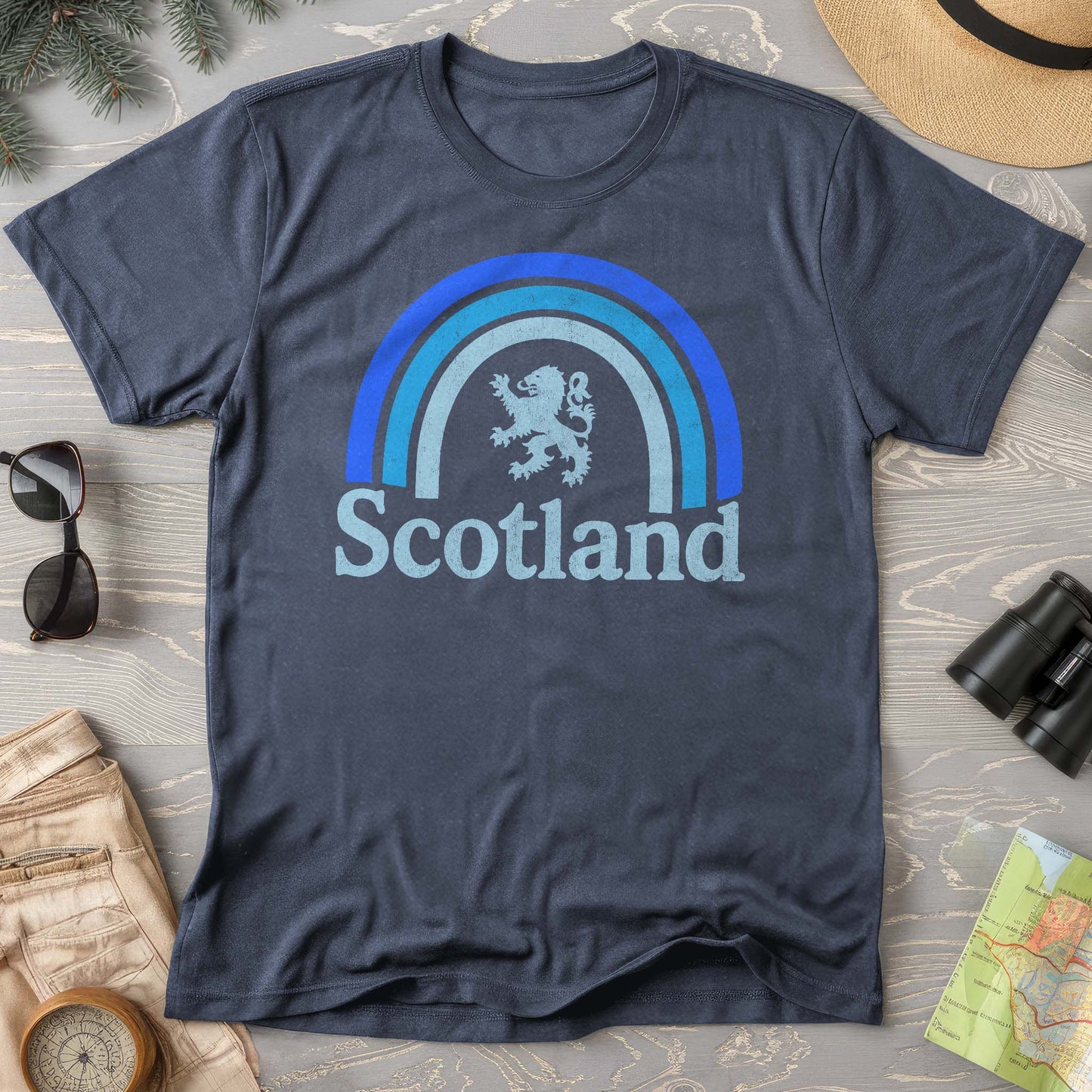 Scotland Rainbow Lion Comfort Colors T-Shirt