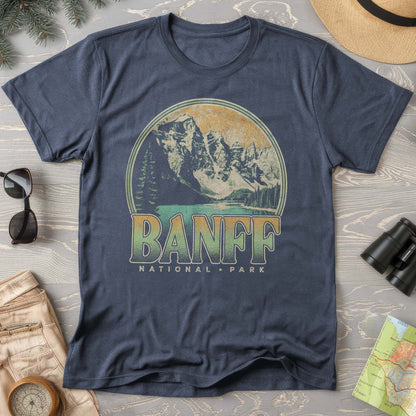 Banff National Park Groovy Screenprint Comfort Colors T-Shirt
