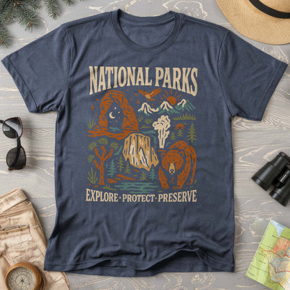 National Parks "Stencil Cut" Comfort Colors T-Shirt