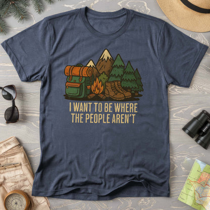 Where The People Aren't Comfort Colors T-Shirt