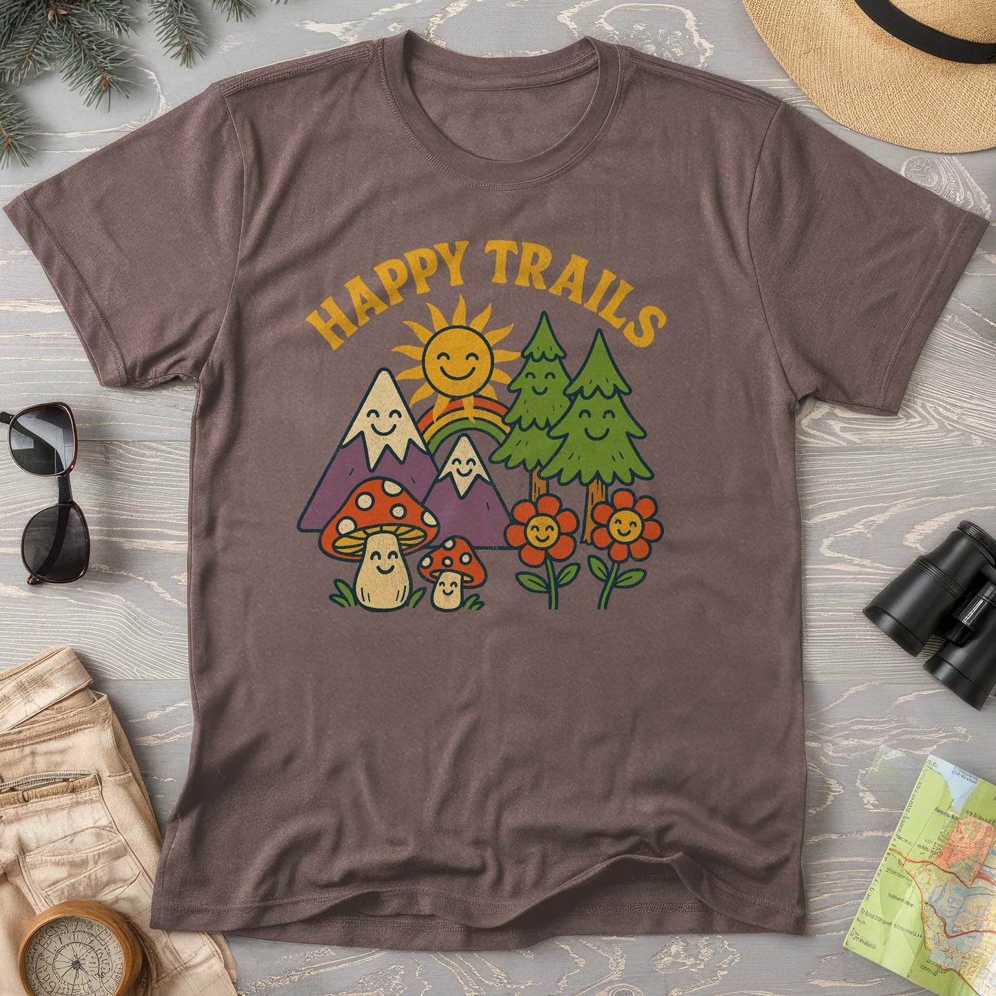 Happy Trails Comfort Colors T-Shirt