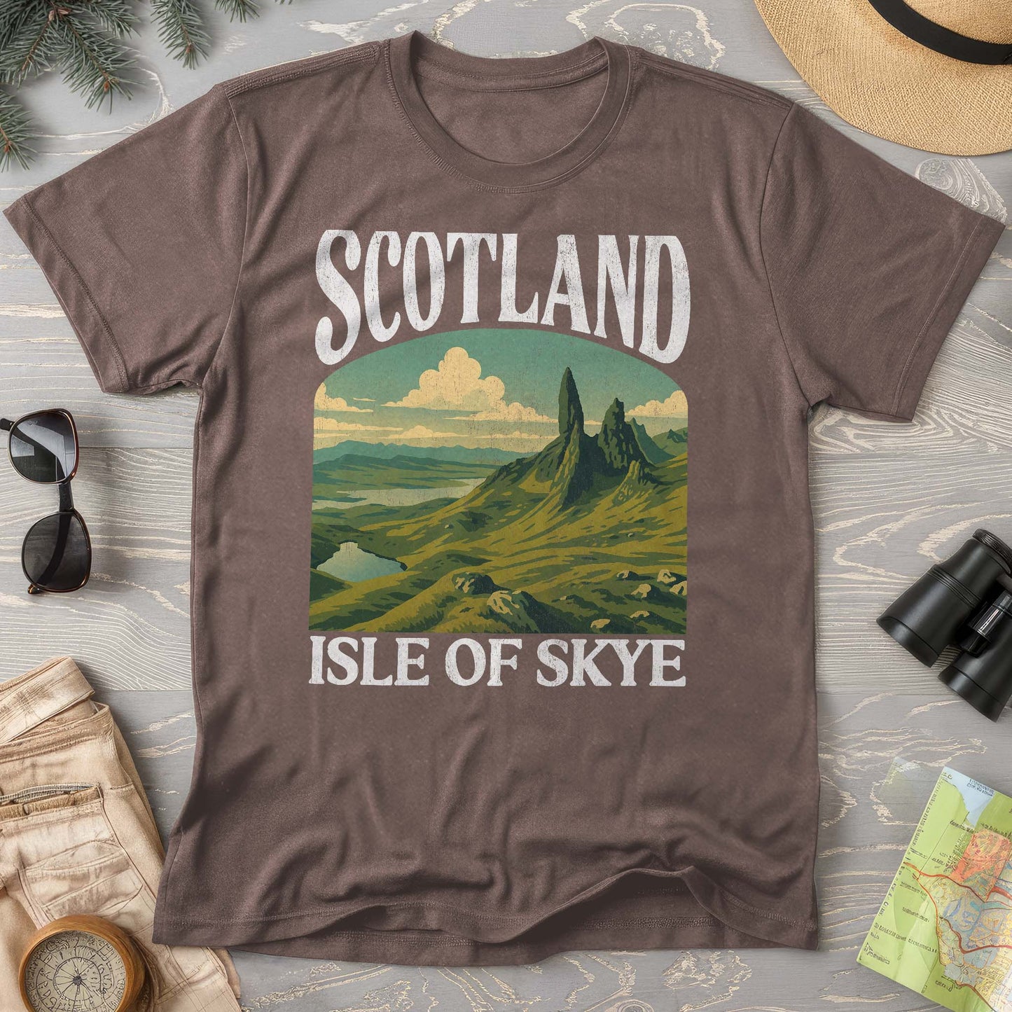 Scotland Isle of Skye "Big & Bold" Comfort Colors T-Shirt