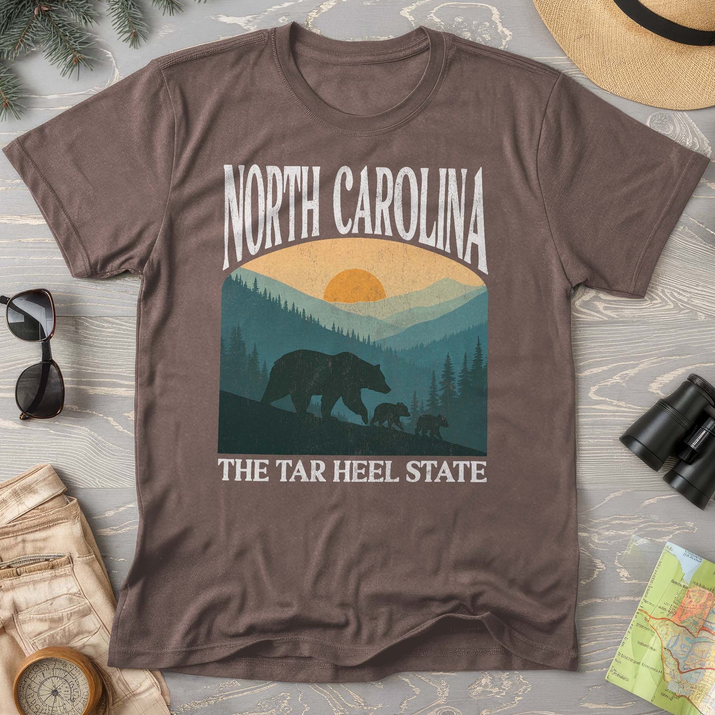 North Carolina Mountains "Big & Bold" Comfort Colors T-Shirt