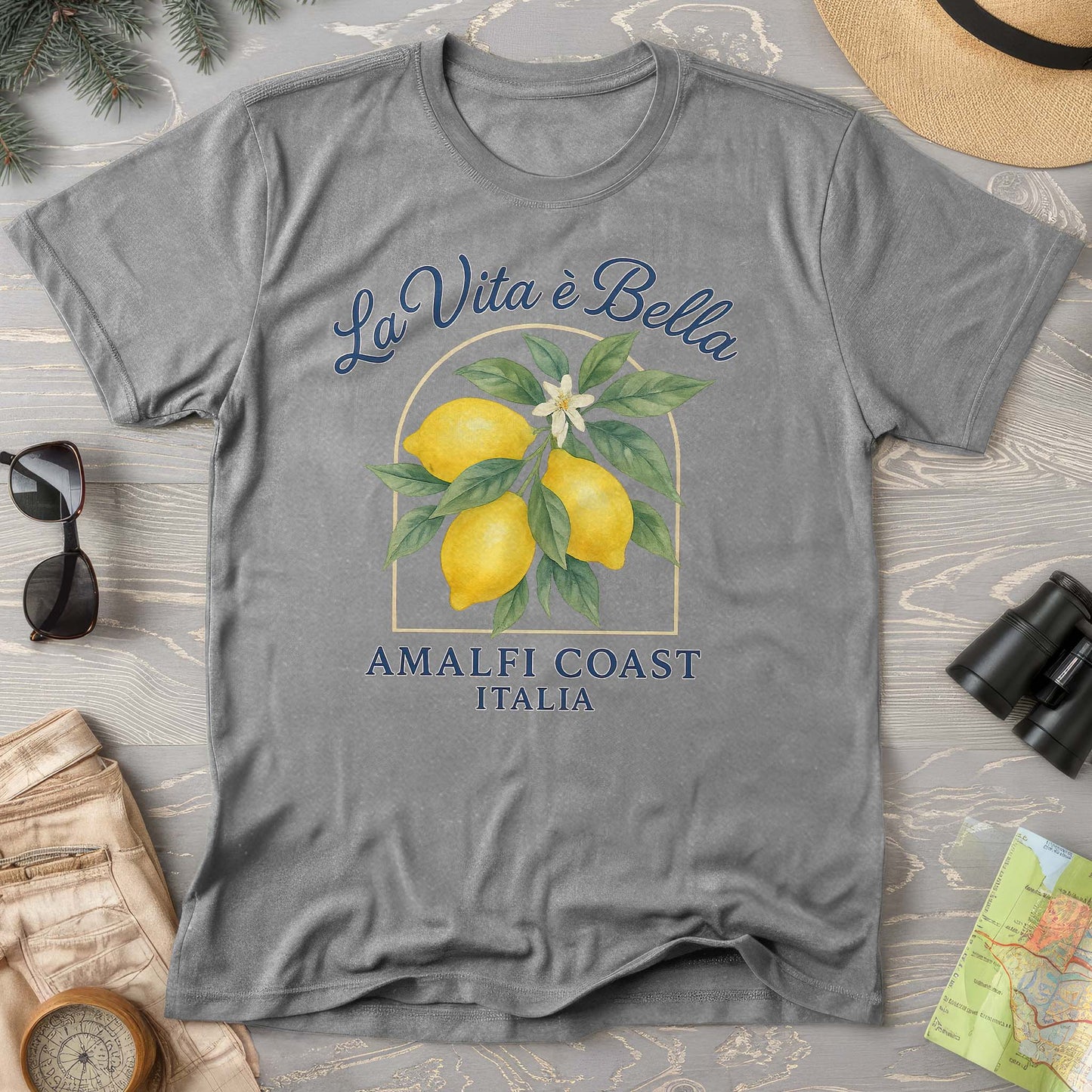 Amalfi Coast "La Vita Bella" Comfort Colors T-Shirt