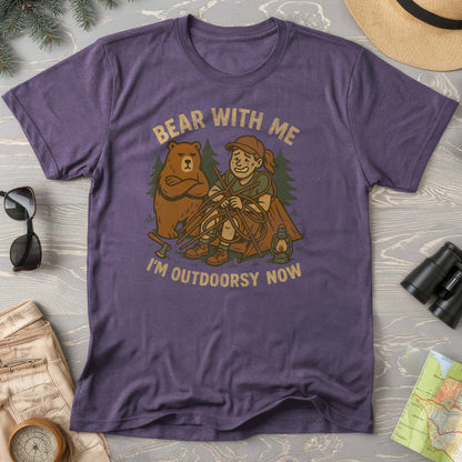 Women's "Bear With Me" Outdoorsy Comfort Colors T-Shirt