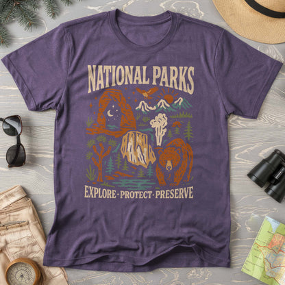 National Parks "Stencil Cut" Comfort Colors T-Shirt