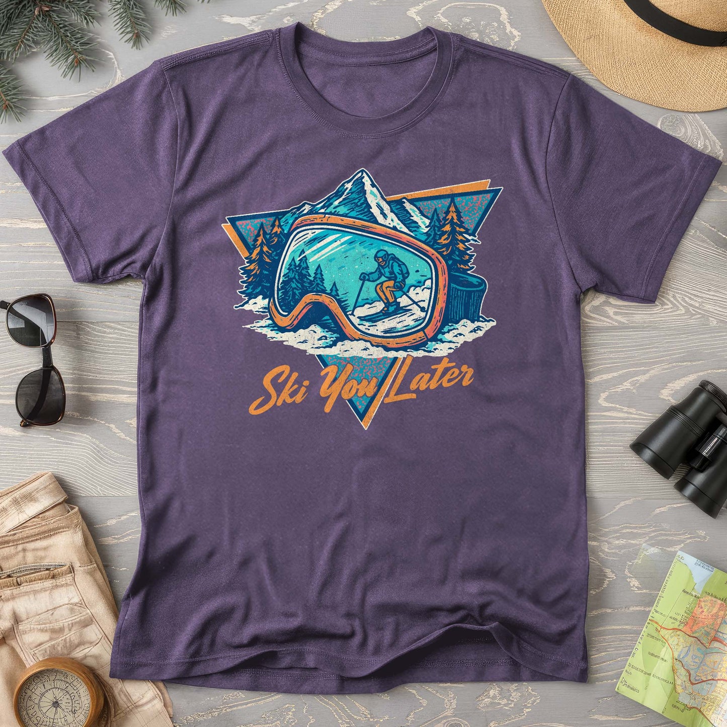 Ski You Later Retro 1980's Comfort Colors T-Shirt