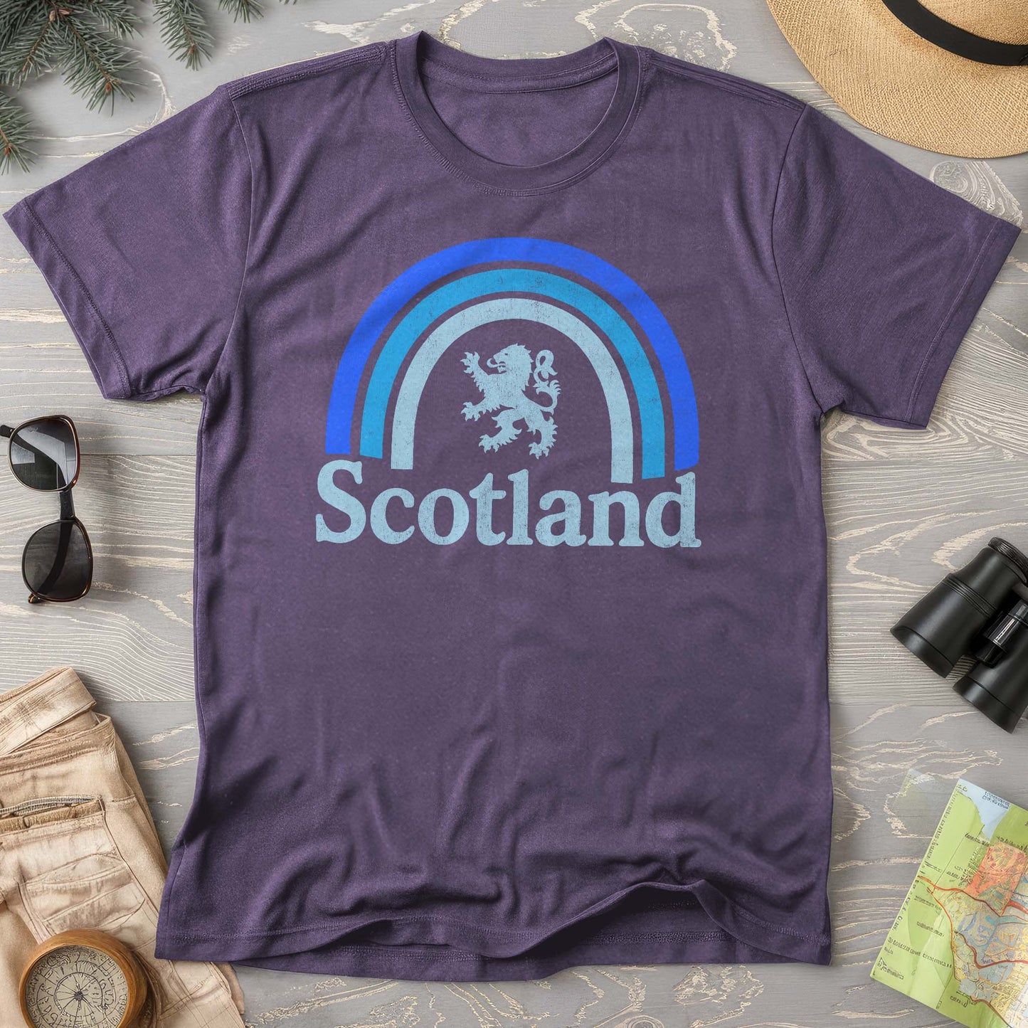 Scotland Rainbow Lion Comfort Colors T-Shirt