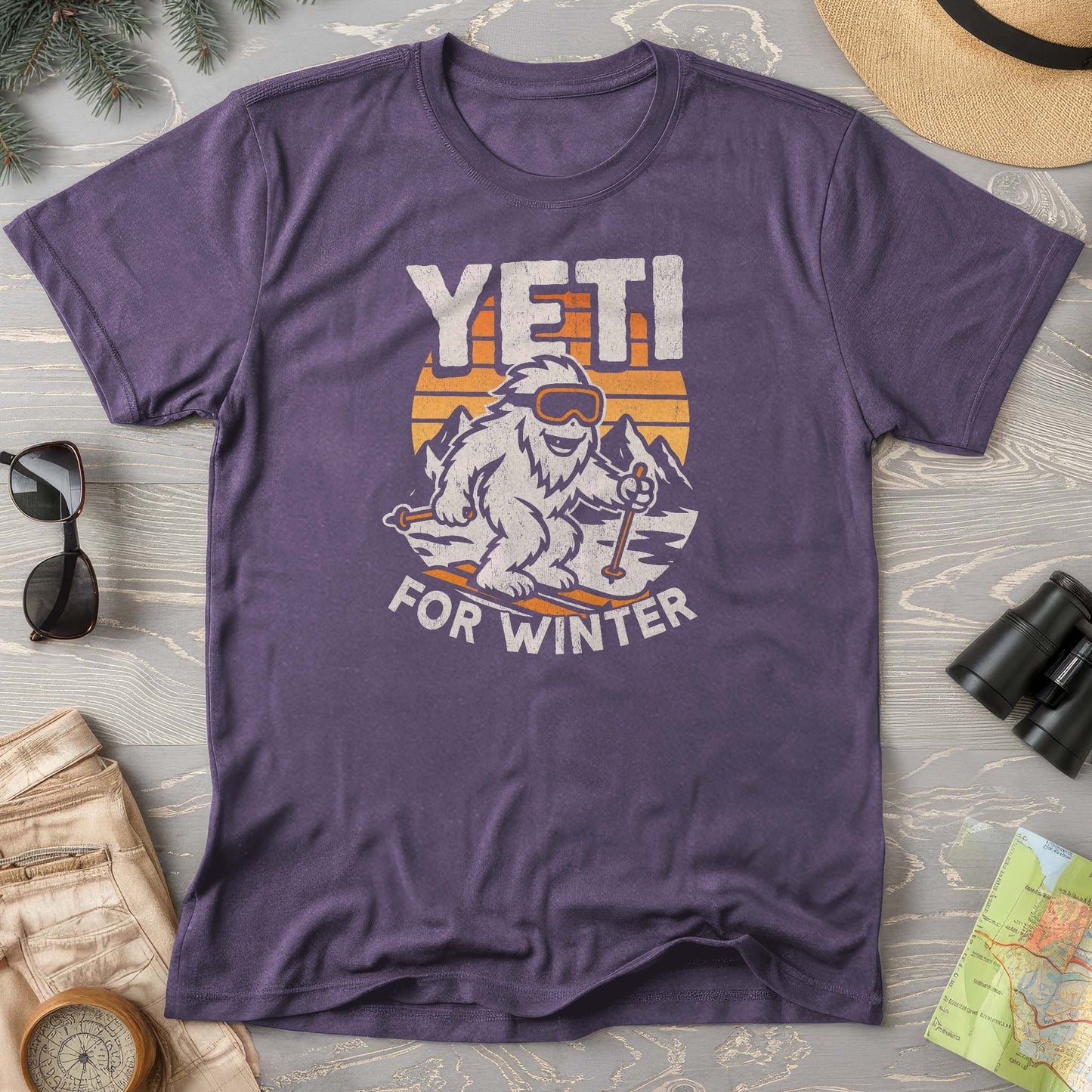 Yeti for Winter Comfort Colors T-Shirt