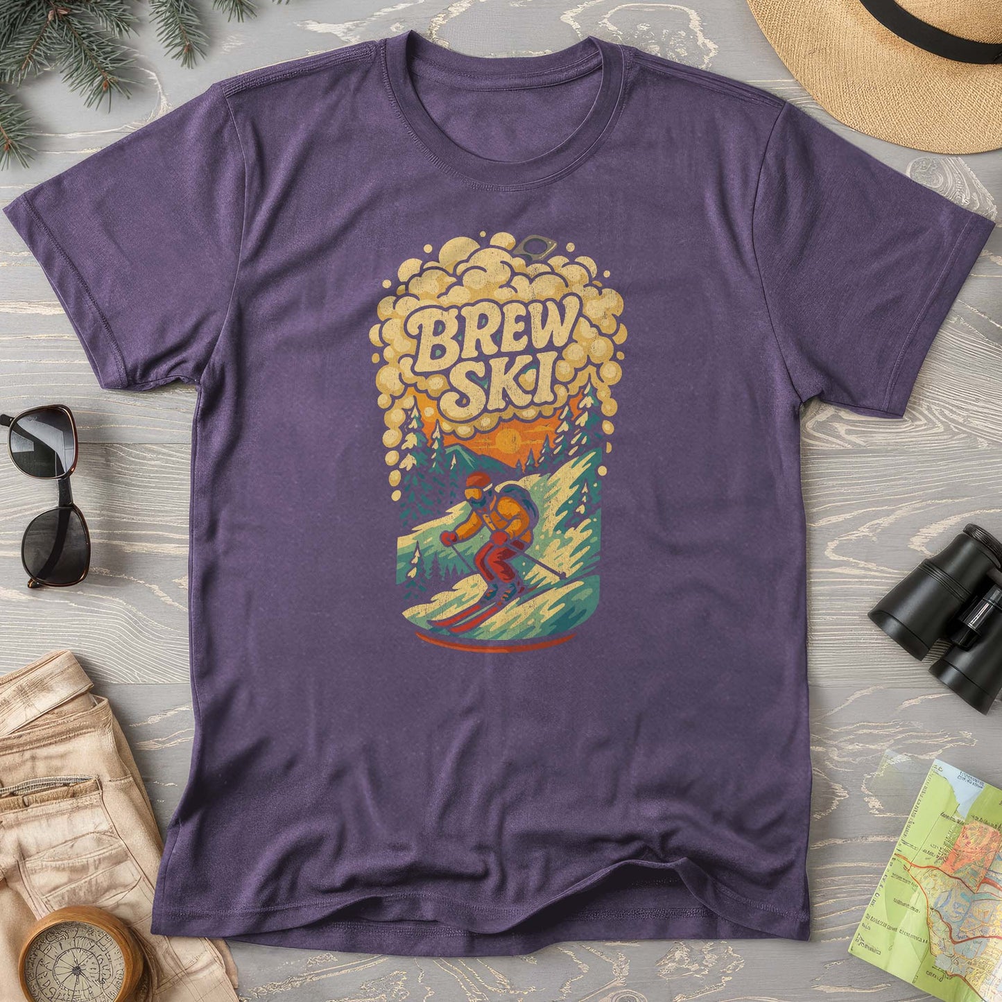 Brew Ski Comfort Colors T-Shirt