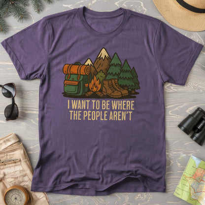 Where The People Aren't Comfort Colors T-Shirt