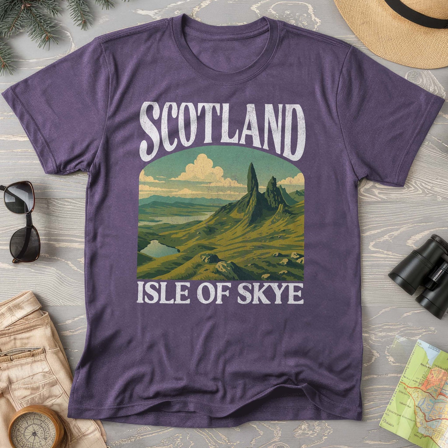 Scotland Isle of Skye "Big & Bold" Comfort Colors T-Shirt