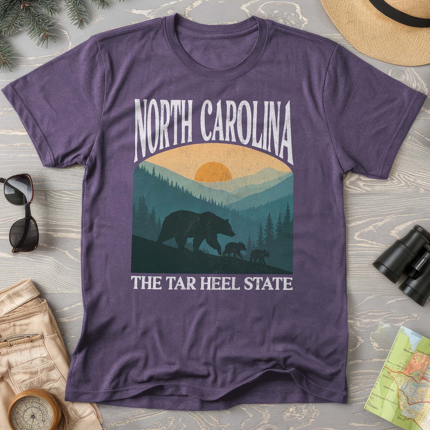 North Carolina Mountains "Big & Bold" Comfort Colors T-Shirt