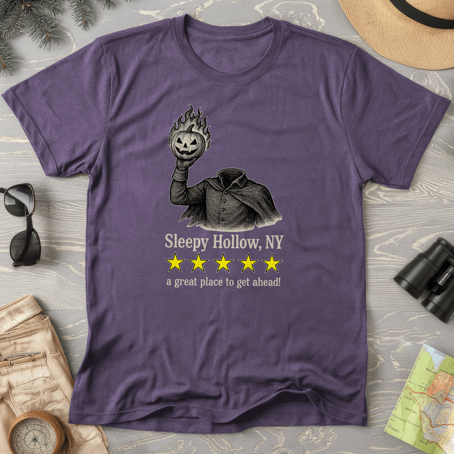 Sleep Hollow NY "5 Star Review" Comfort Colors T-Shirt