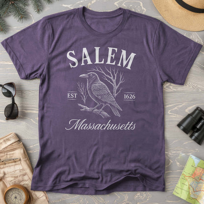 Salem Massachusetts Raven Comfort Colors T-Shirt