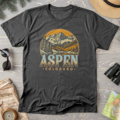 Aspen Colorado Groovy Screenprint Comfort Colors T-Shirt
