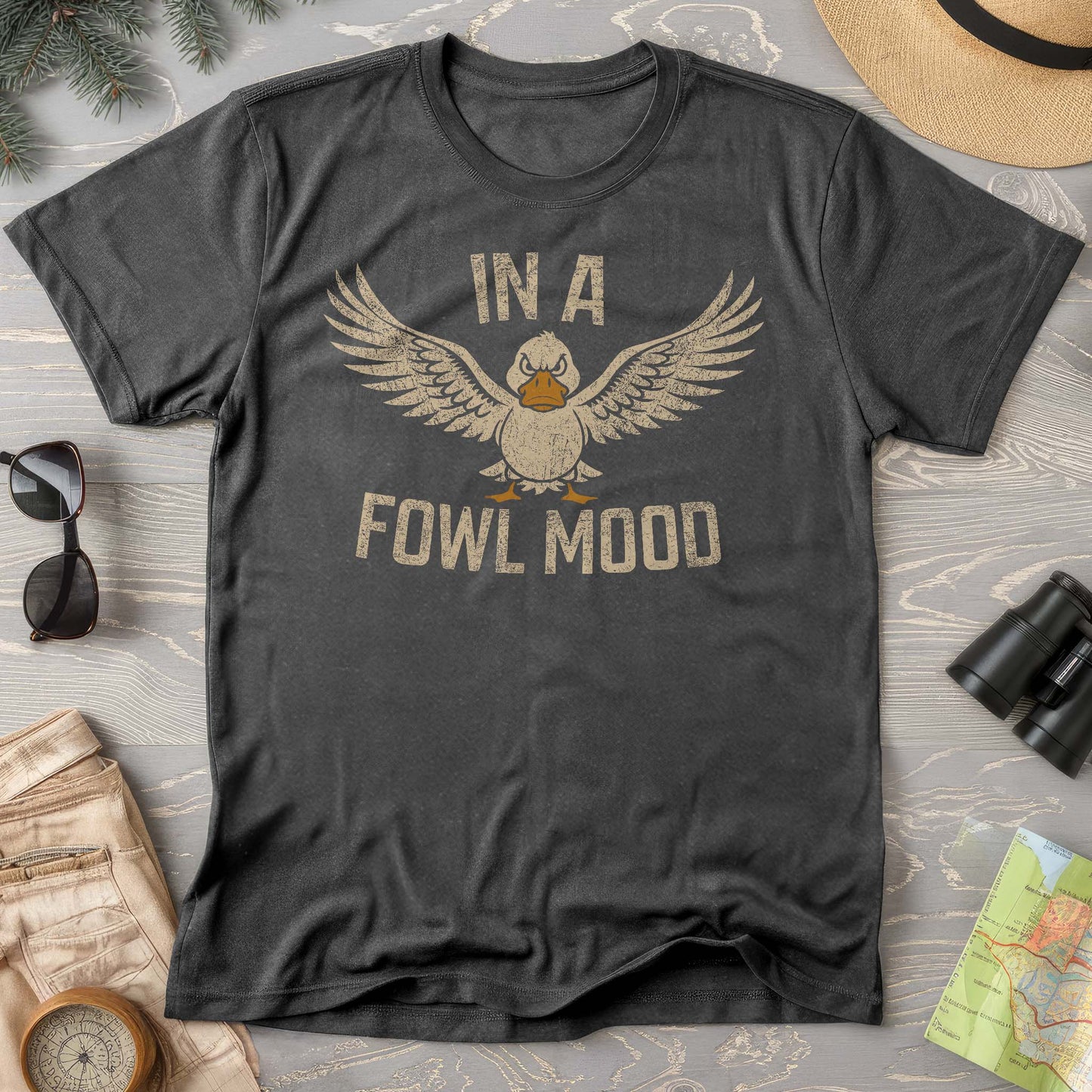 In a Fowl Mood "Vintage Duck" T-Shirt