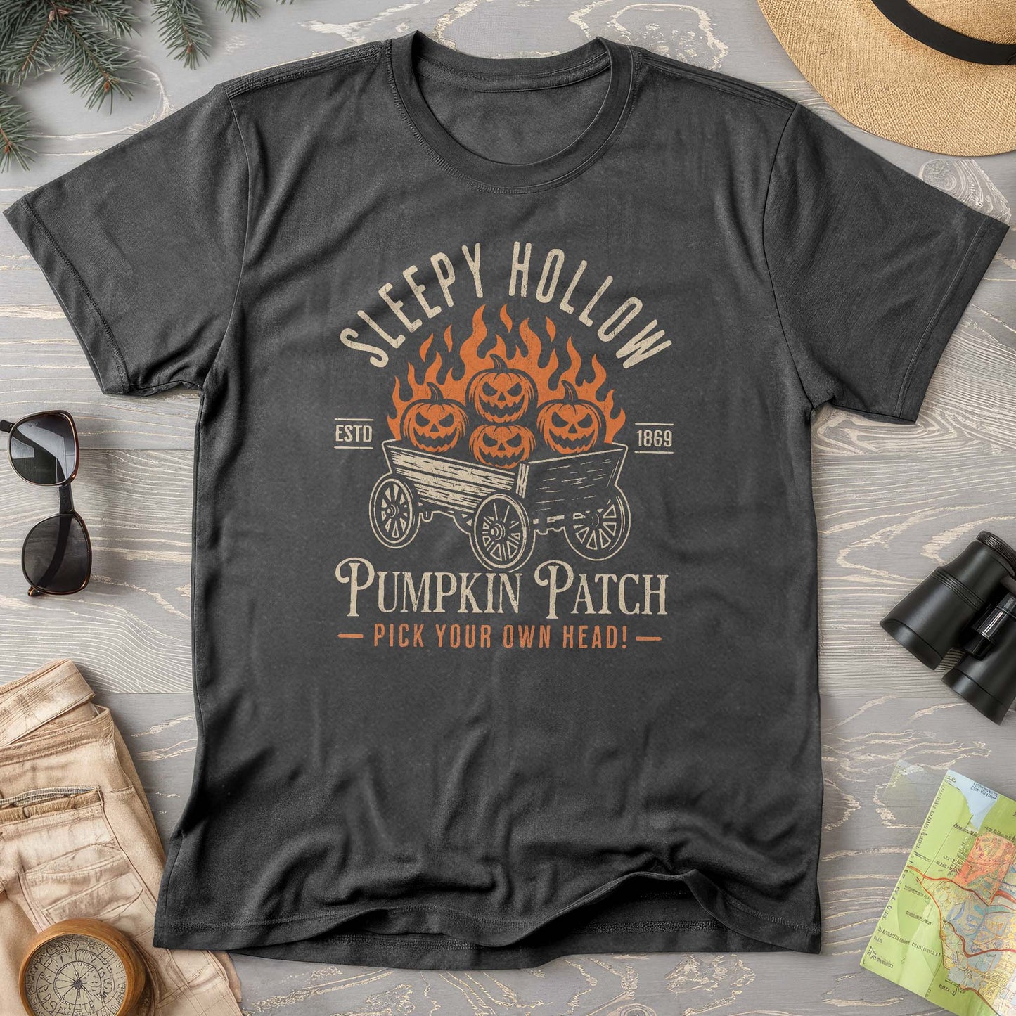 Sleepy Hollow Pumpkin Patch Comfort Colors T-Shirt