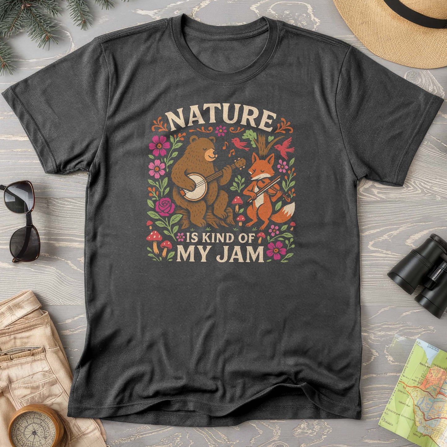 Cottagecore "Nature Jam" Comfort Colors T-Shirt